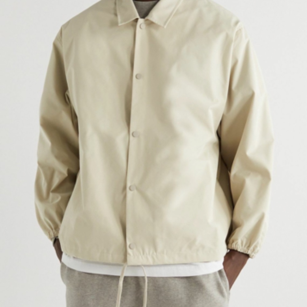 Fear Of God Essentials Large Coaches Jacket Eggshell - Picture 6 of 7